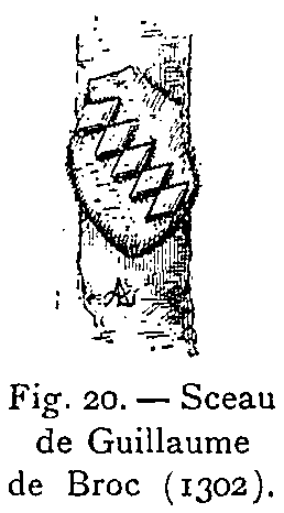 Sceau de Guillaume de Broc