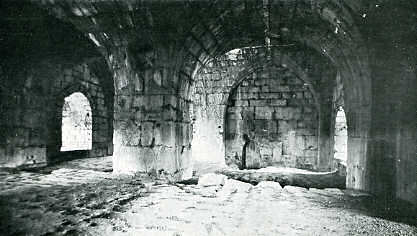 Château de Saône. La salle haute du donjon.