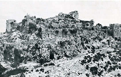 Château de Saône. Front Sud.