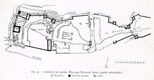 Château de Saône - Partie principale