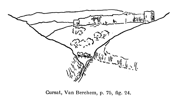 Plan du château de Cursat