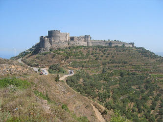 Front Est du château de Margat