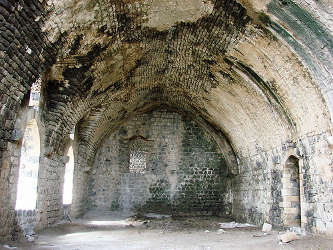 Salle du château de Margat