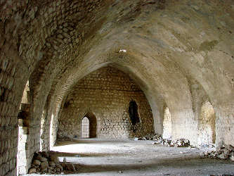 Salle du château de Margat