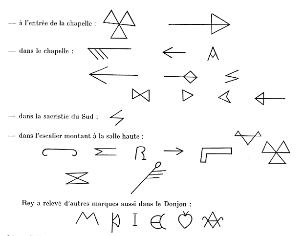 Marques de Tacherons de Chastel-Blanc (Safita)