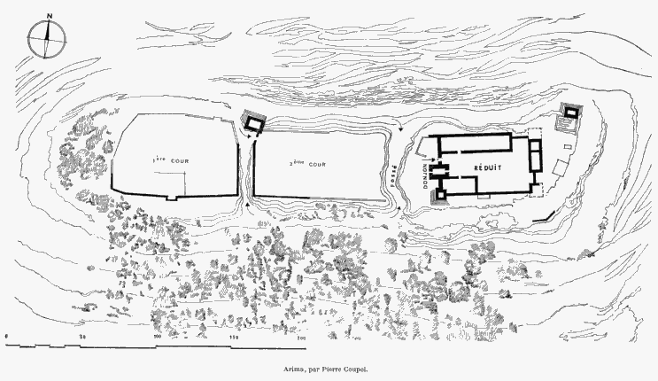 Plan du château d'Arima