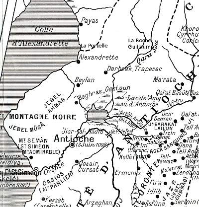 Situation du Château de Trapesac