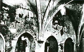 Tortose, salle voutée tour-porte