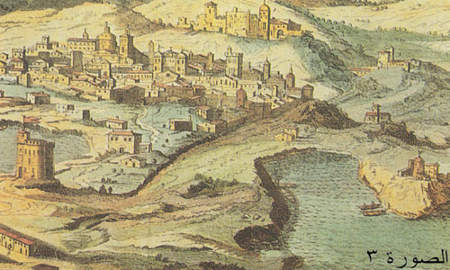 Tripoli, vue de la ville et des châteaux